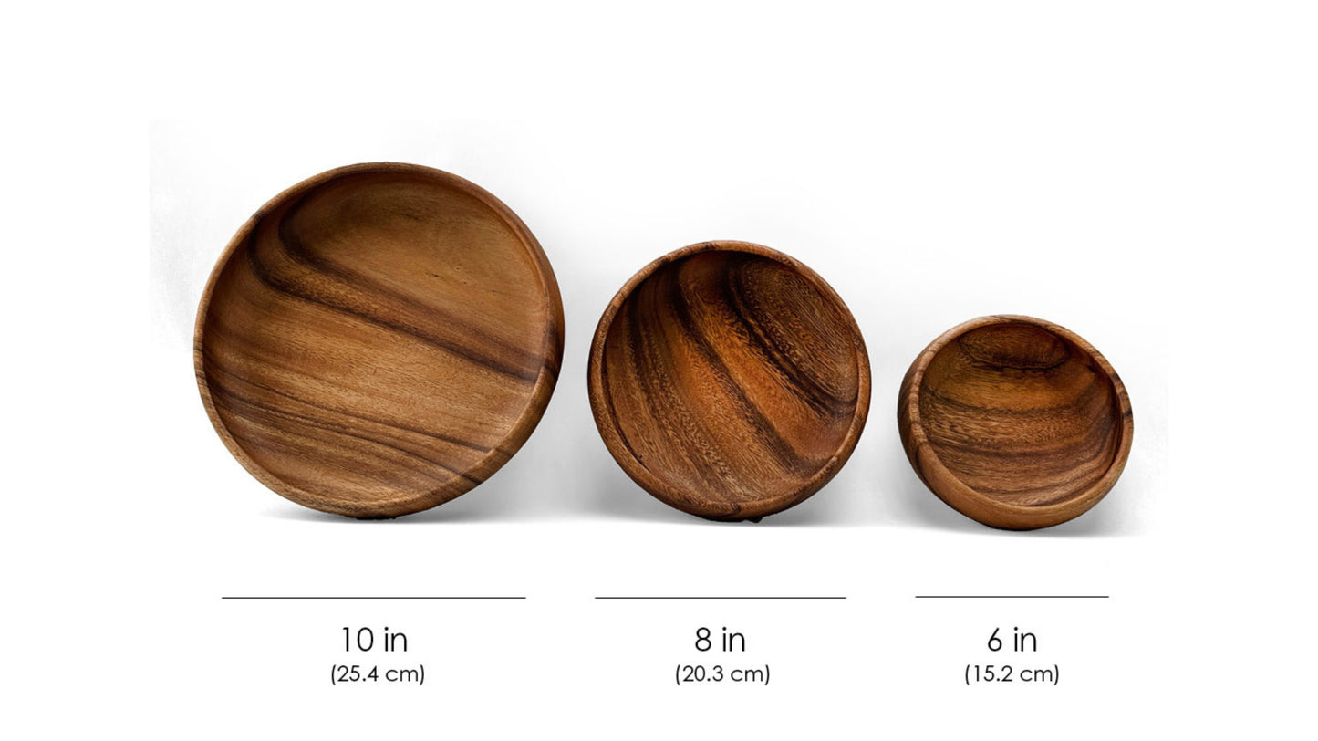 Wooden Calabash Bowl Salad Bowl
