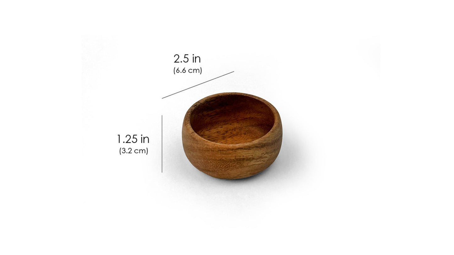 Wooden Calabash Bowl - X-Small