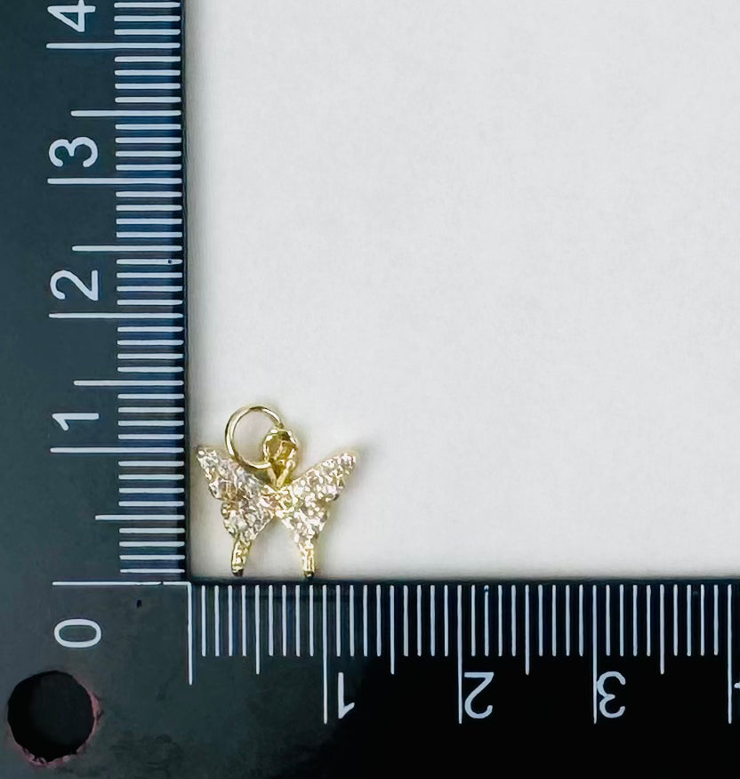 Style 46 - Butterfly Charm with Studs