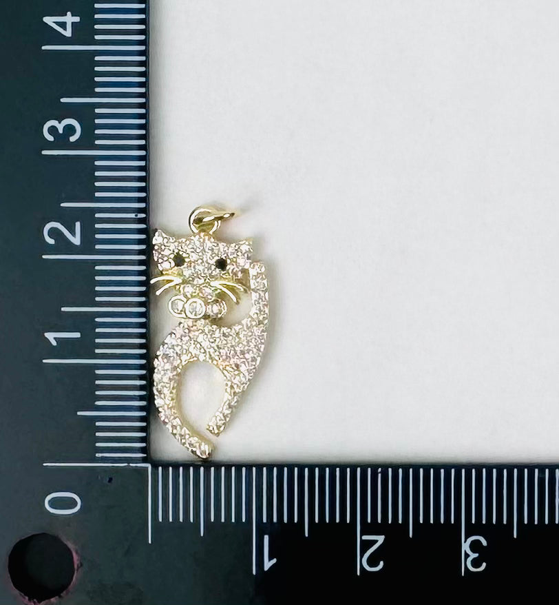 Style 11 - Cat Charm with Studs