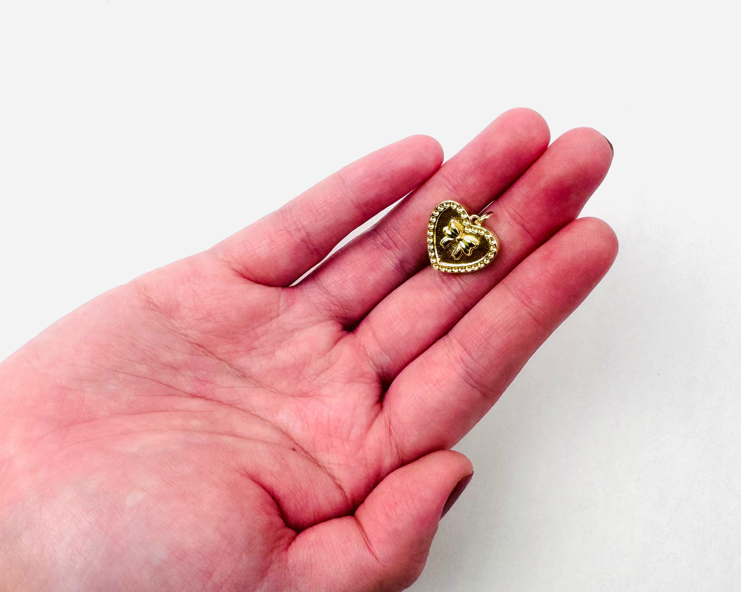 Style 75 - Bow in Heart Charm