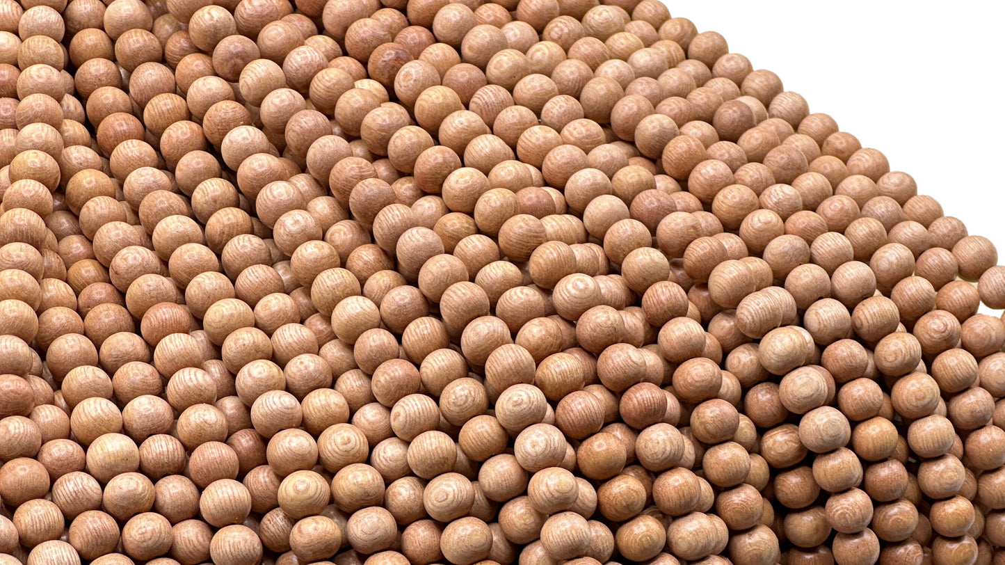 Rosewood Beads – Polished – 16″ Strand