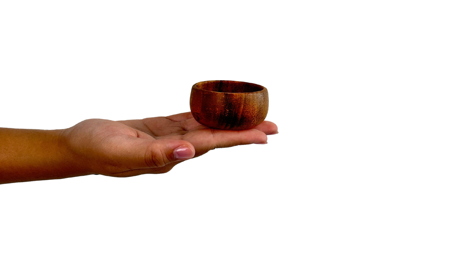 Wooden Calabash Bowl - X-Small