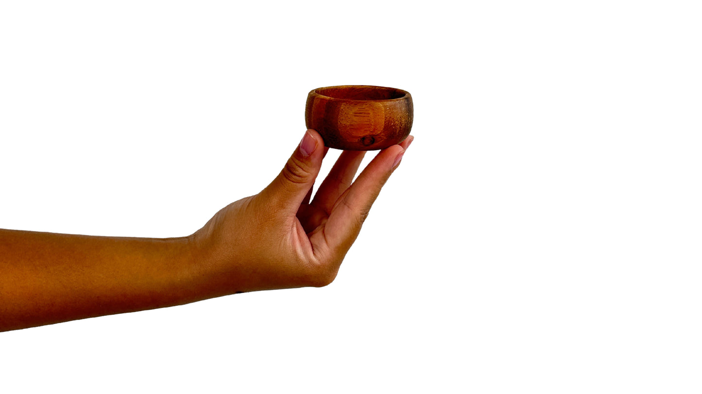 Wooden Calabash Bowl - X-Small