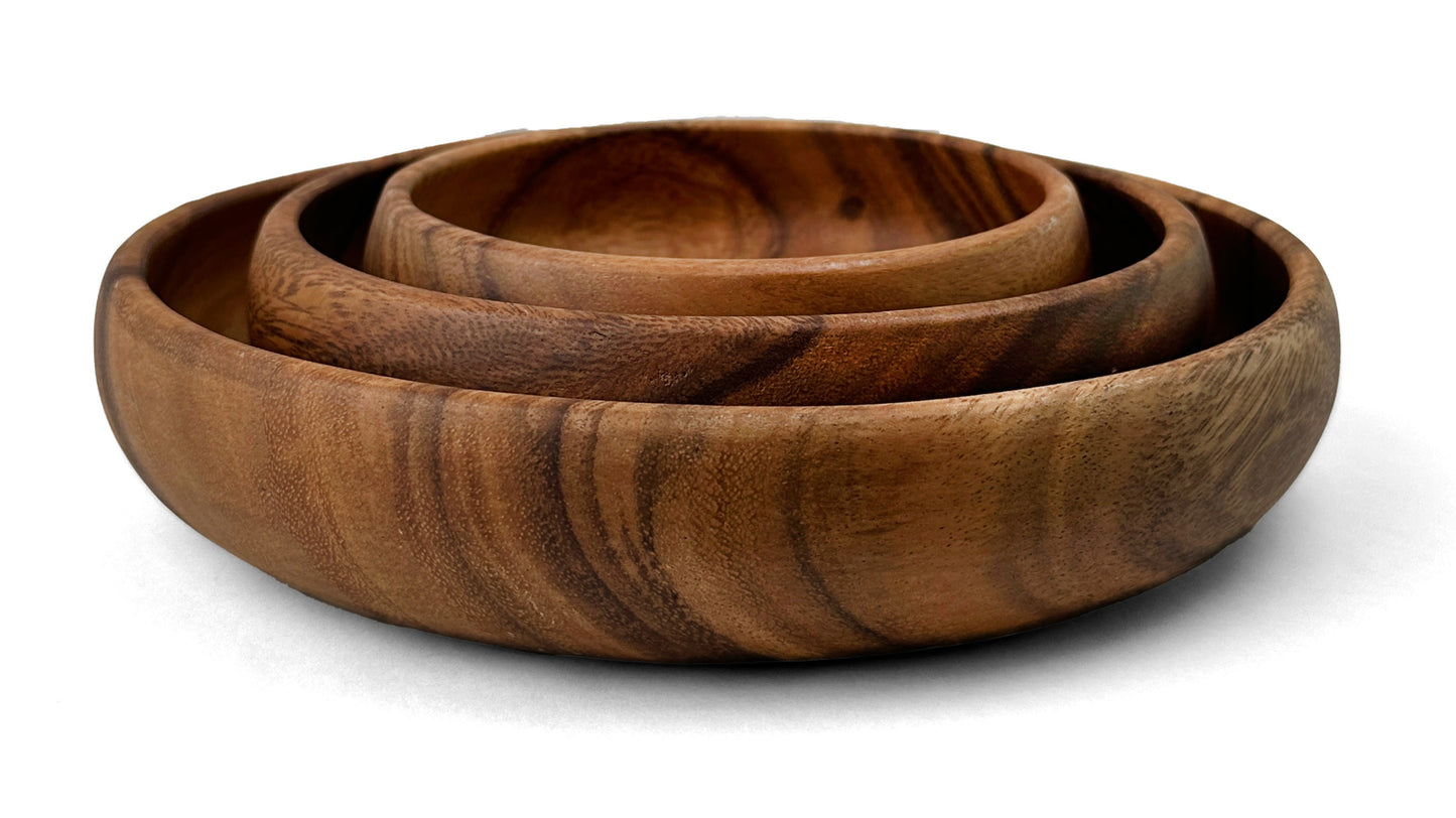 Wooden Calabash Bowl Salad Bowl