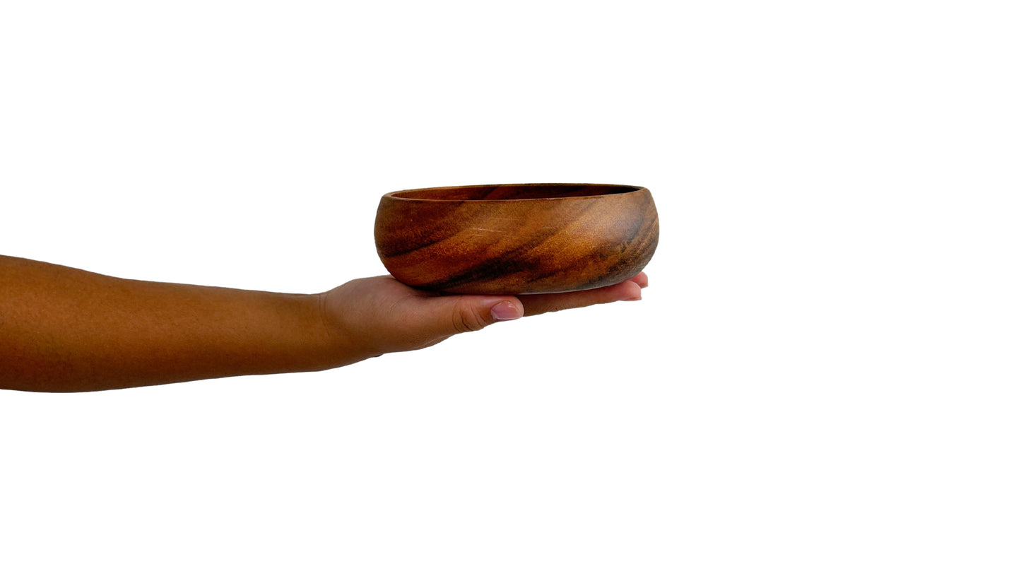 Wooden Calabash Bowl Salad Bowl