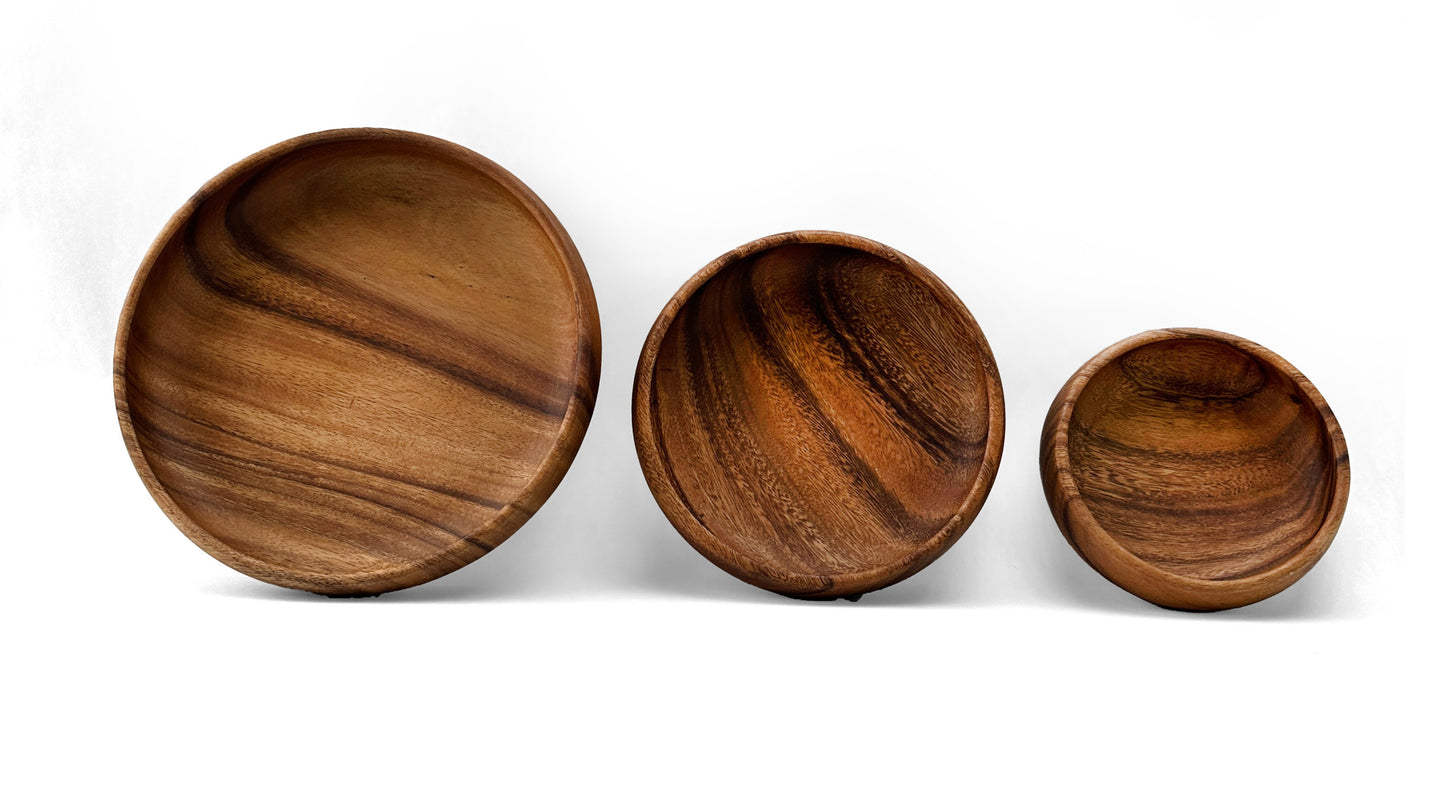 Wooden Calabash Bowl Salad Bowl