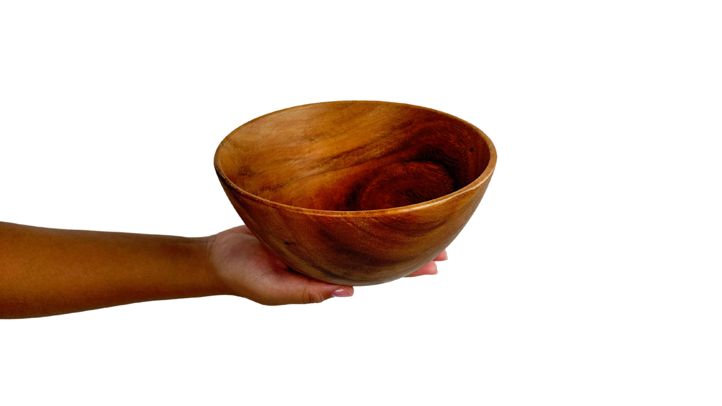 Wooden Squash Bowl Salad Bowl