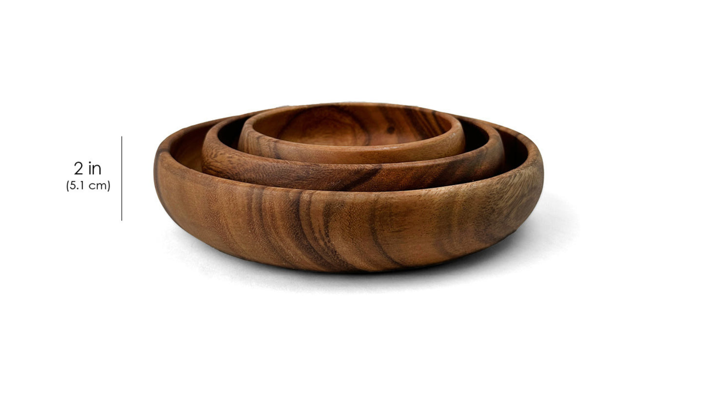 Wooden Calabash Bowl Salad Bowl