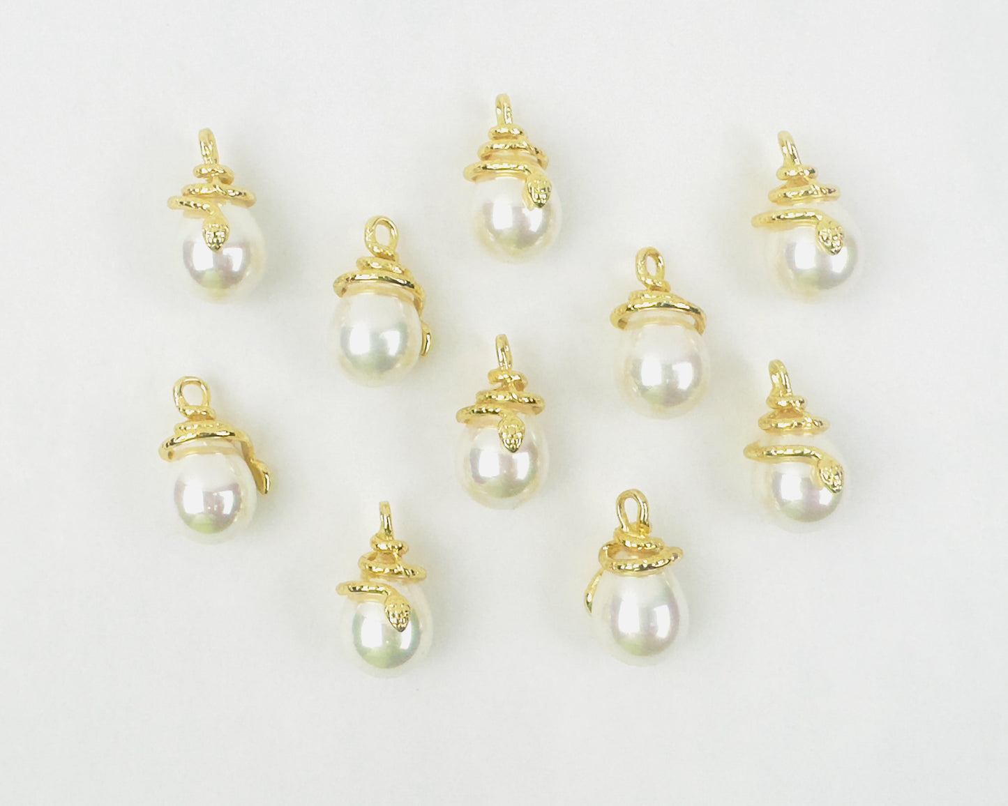 Style 114 - Pearl with Snake Charm