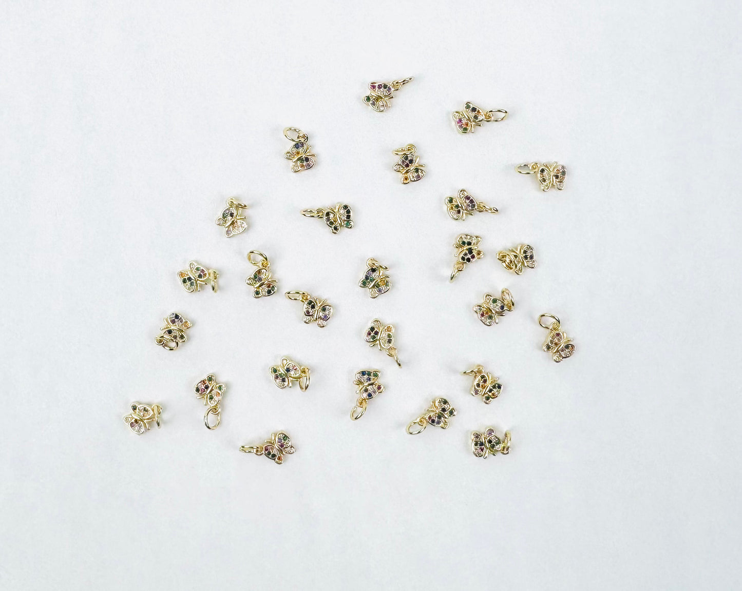 Style 18 - Mini Colourful Butterfly Charm