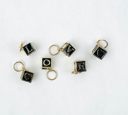 Style 61 - Black LOVE Box Charm