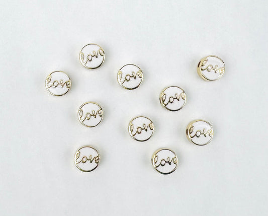 Style 20 - White Love Bead Charm