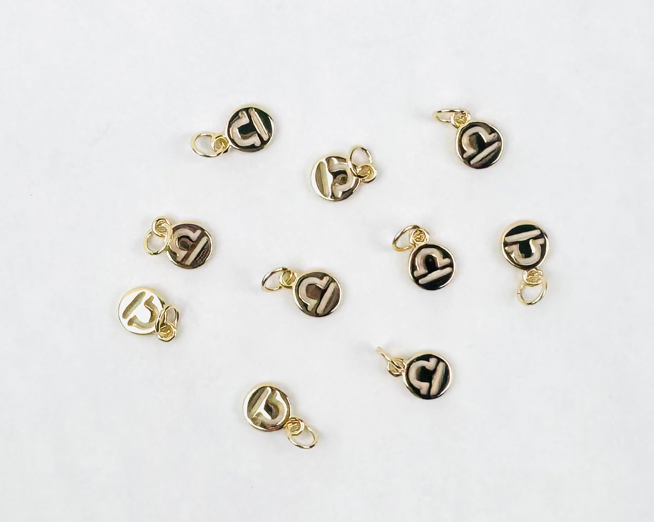 Style 134 - Mini Gold Zodiac Sign Charms