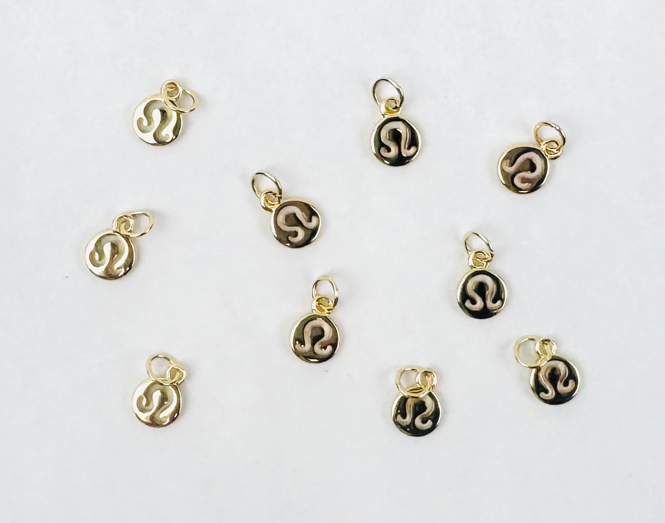 Style 134 - Mini Gold Zodiac Sign Charms