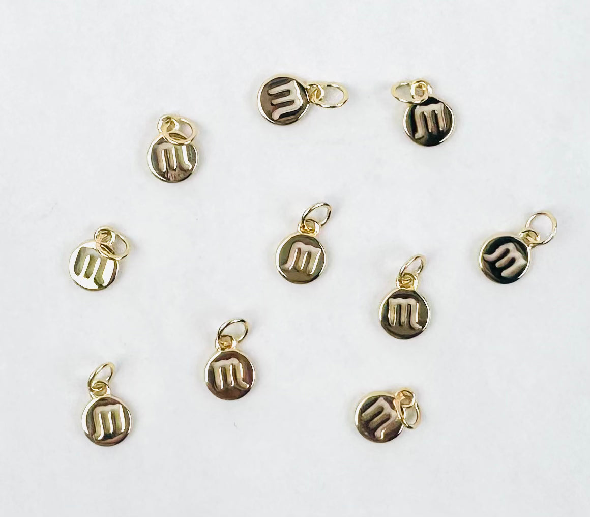 Style 134 - Mini Gold Zodiac Sign Charms