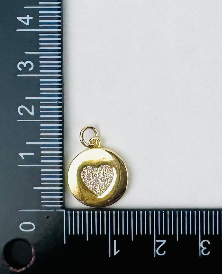 Style 40 - Circle with Heart Charm