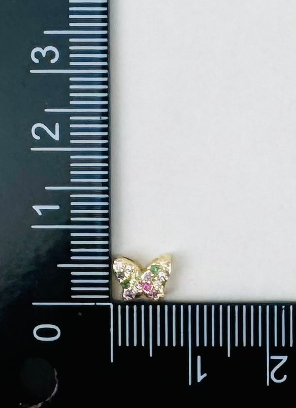 Style 83 - Mini Butterfly with Studs Charm