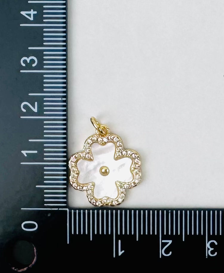 Style 110 - Pearl Clover Charm