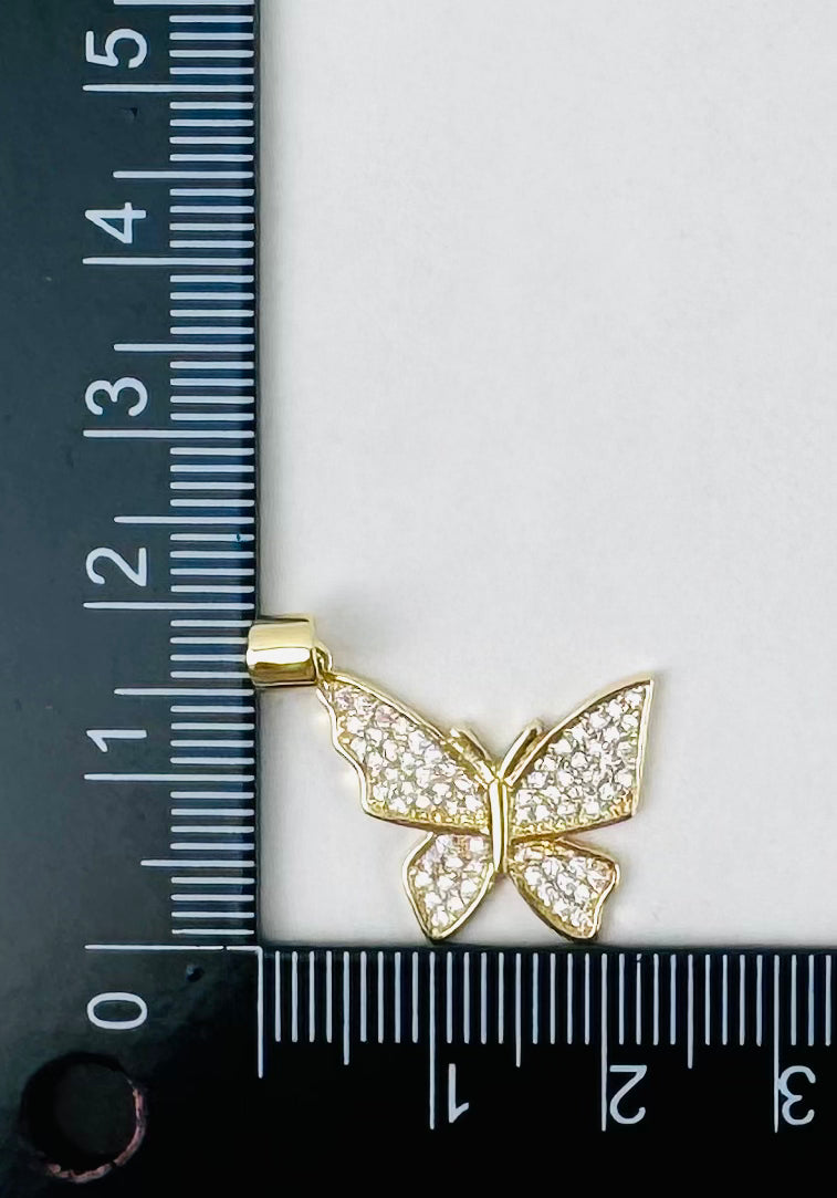 Style 54 - Butterfly Charm with Studs