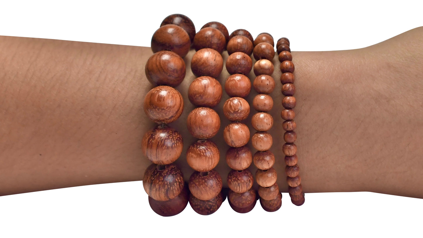 Bayong Wood Beads – Polished – 16″ Strand