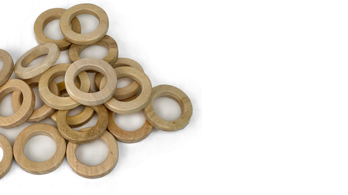 Gmelina Wood Rings