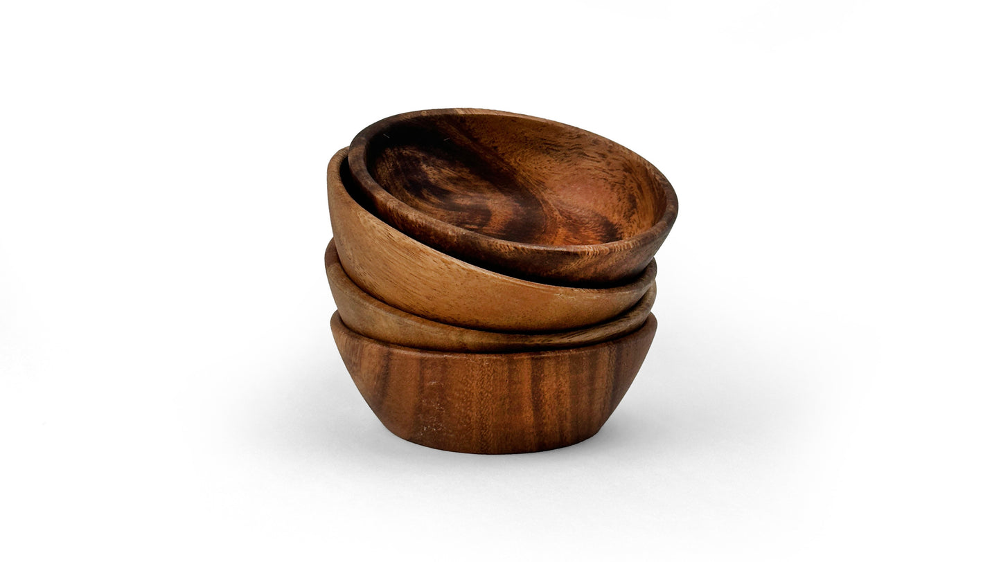 Wooden Squash Bowl Salad Bowl - X-Small