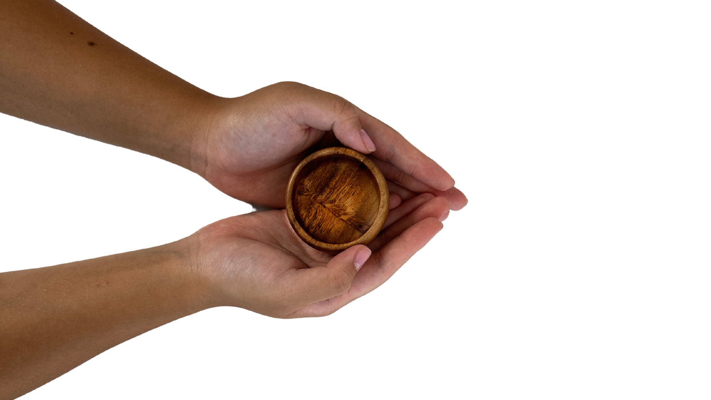 Wooden Calabash Bowl - X-Small