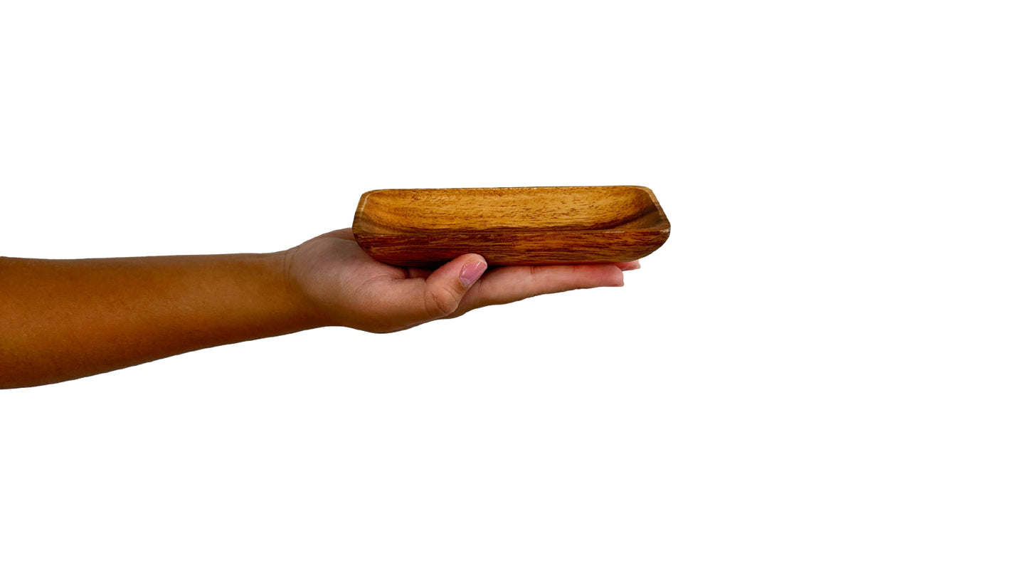 Wooden Rectangle Plate - Medium