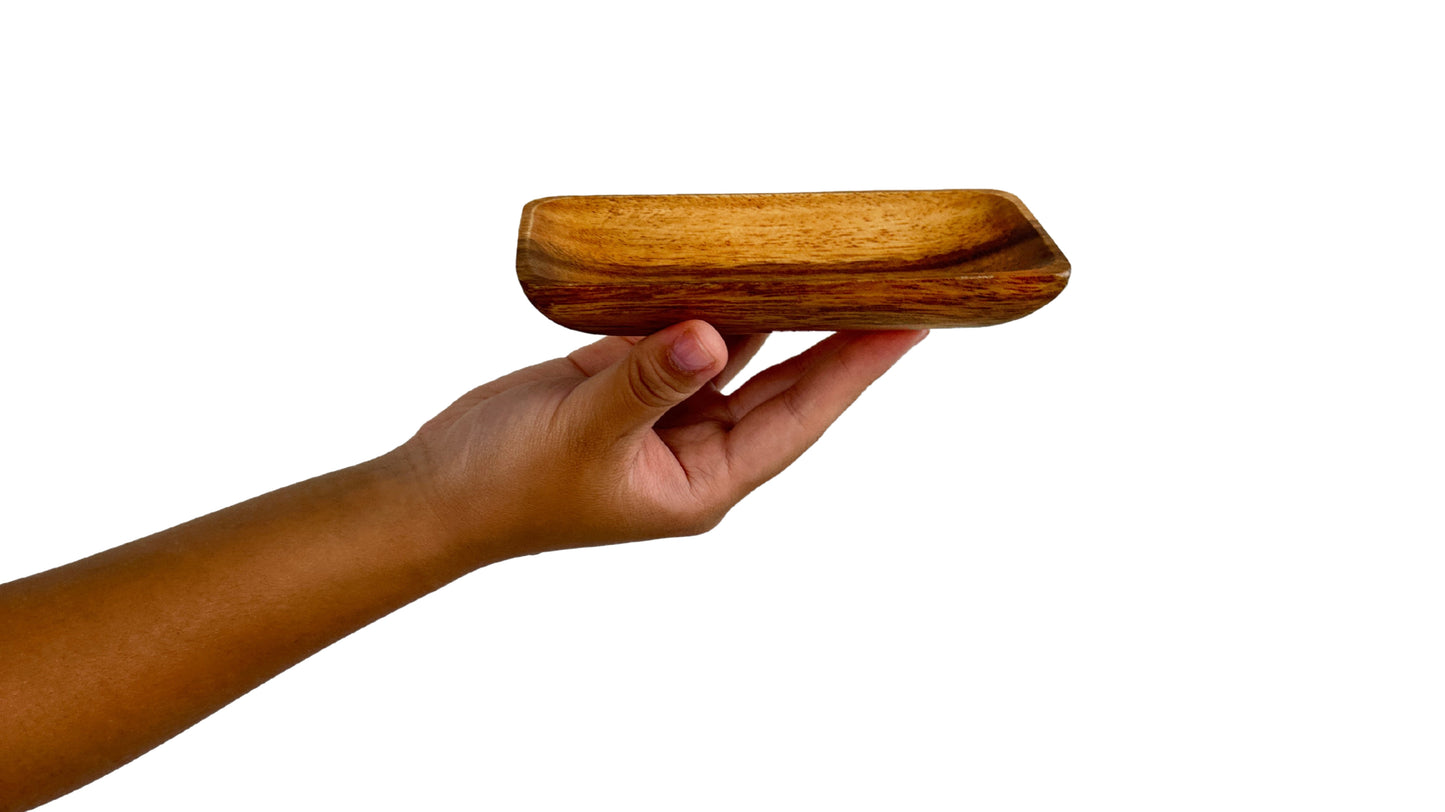 Wooden Rectangle Plate - Medium