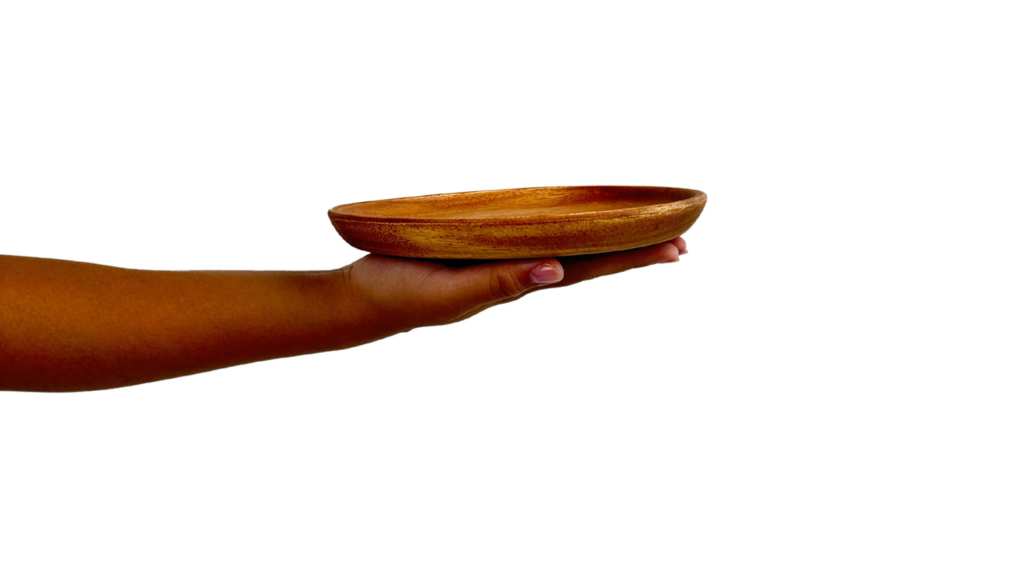 Wooden Round Plates