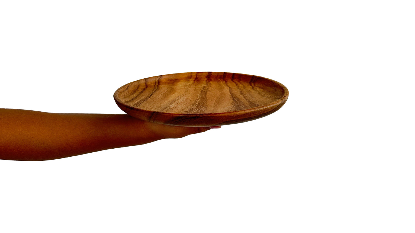 Wooden Round Plates