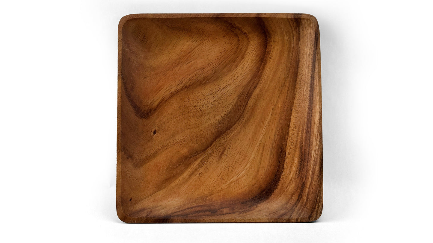 Wooden Square Plates