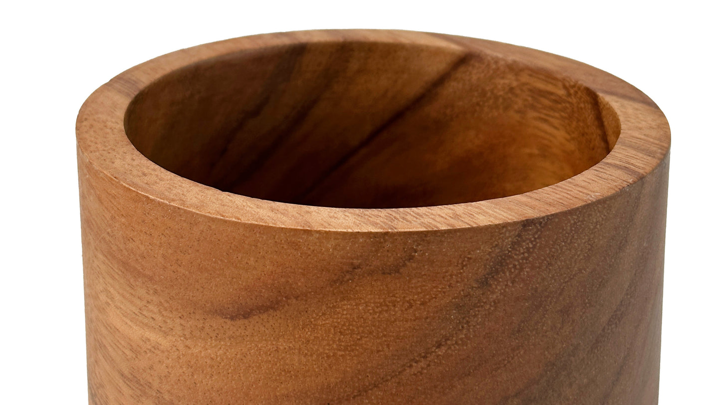 Wooden Utensil Canister