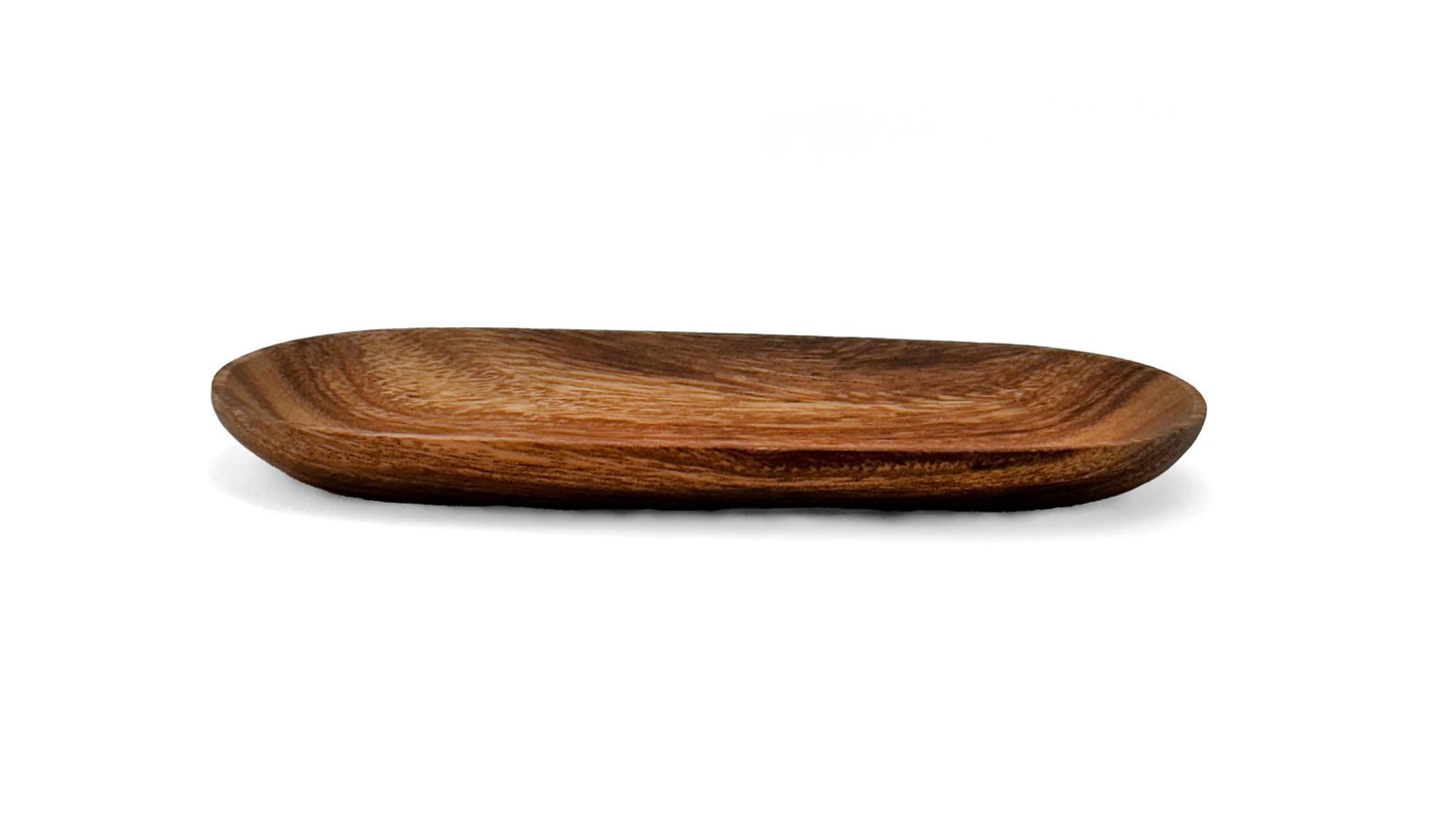 Wooden Oval Plate - Medium