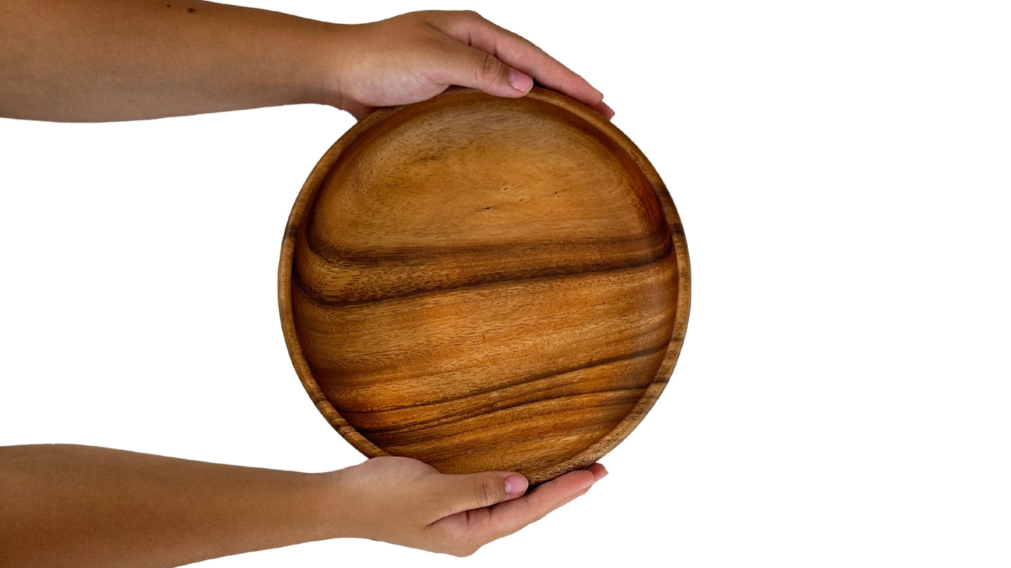 Wooden Calabash Bowl Salad Bowl