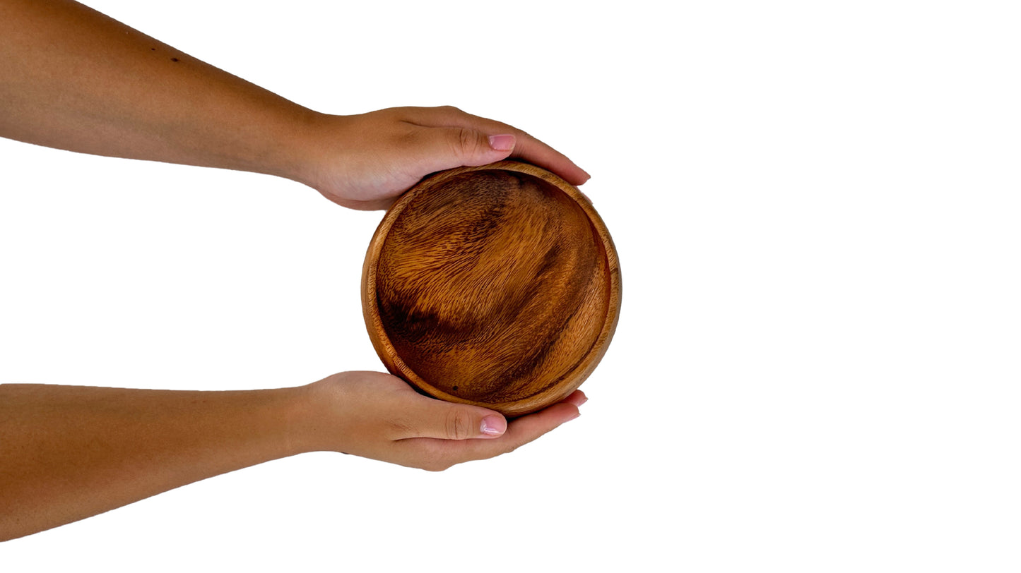 Wooden Calabash Bowl Salad Bowl