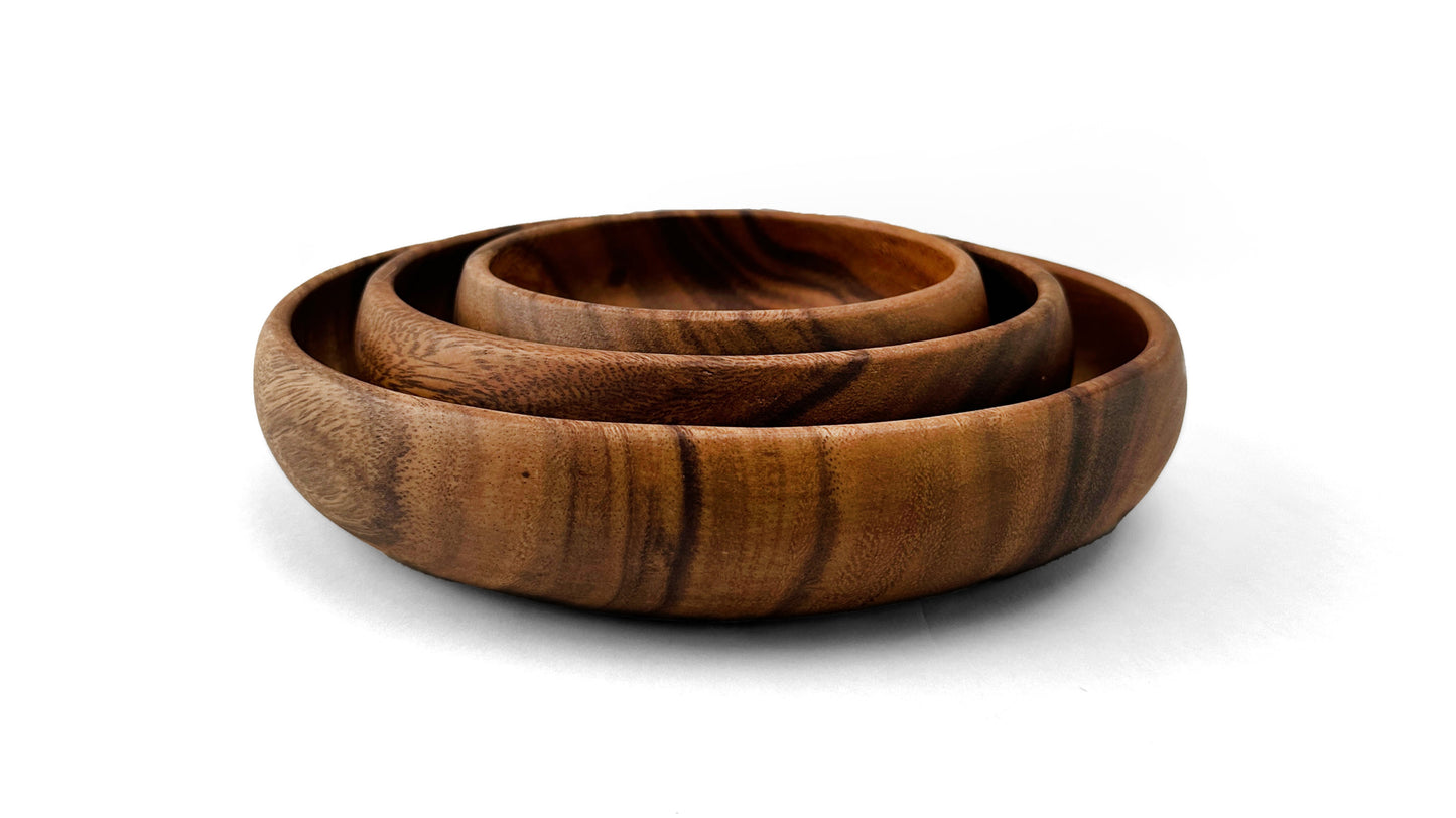 Wooden Calabash Bowl Salad Bowl