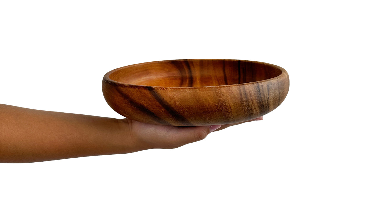 Wooden Calabash Bowl Salad Bowl