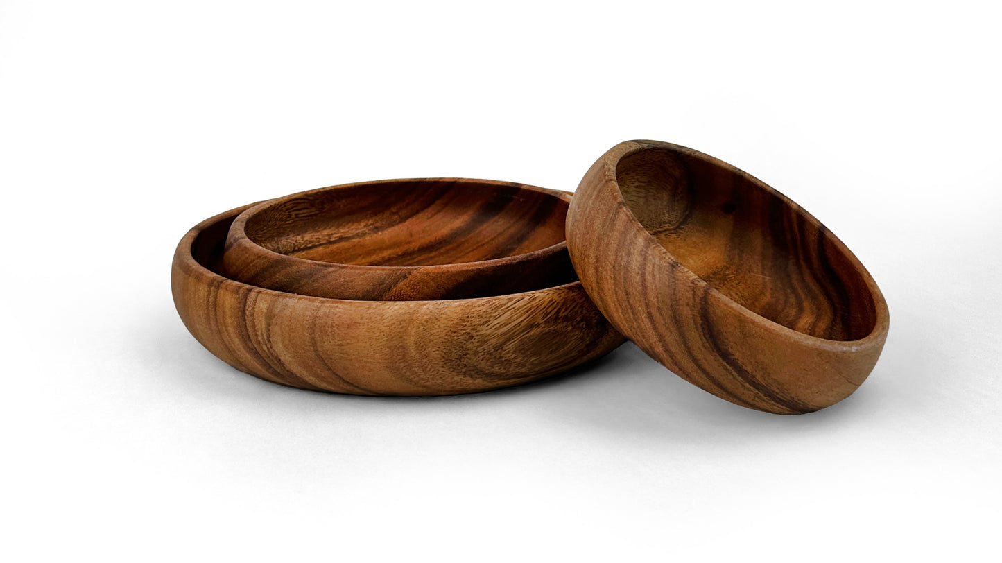 Wooden Calabash Bowl Salad Bowl