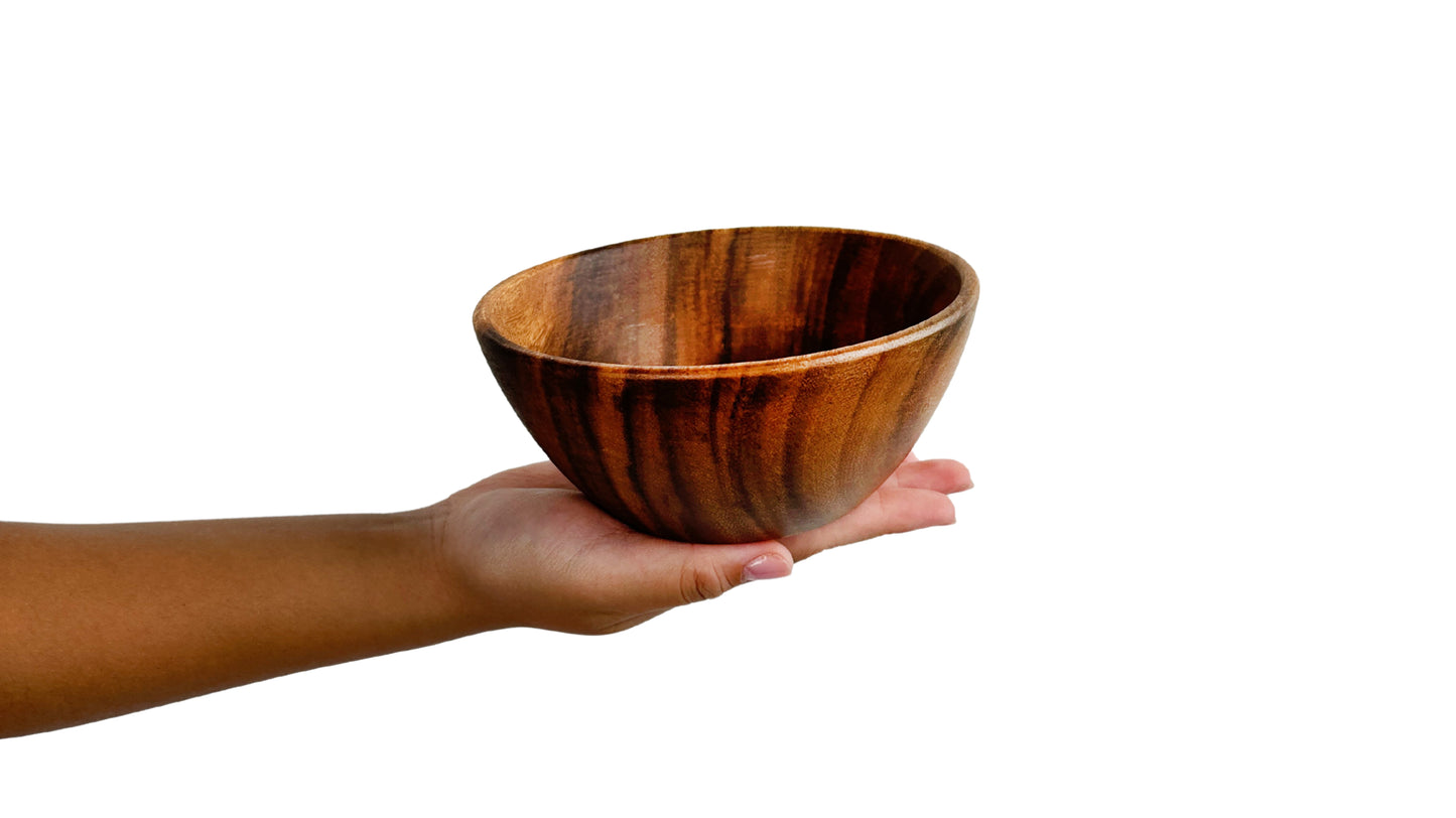 Wooden Squash Bowl Salad Bowl