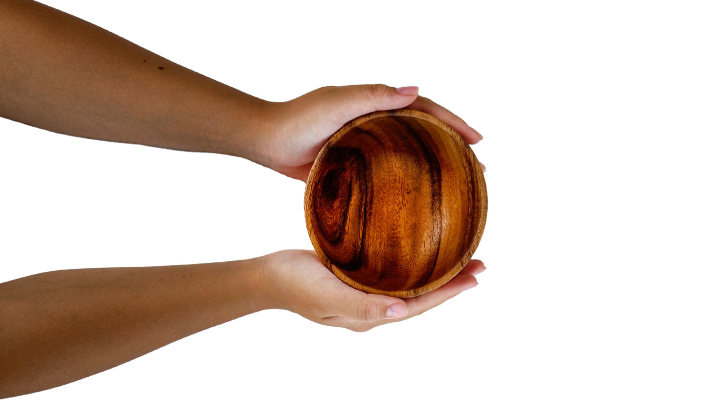 Wooden Squash Bowl Salad Bowl