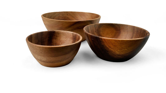 Wooden Squash Bowl Salad Bowl