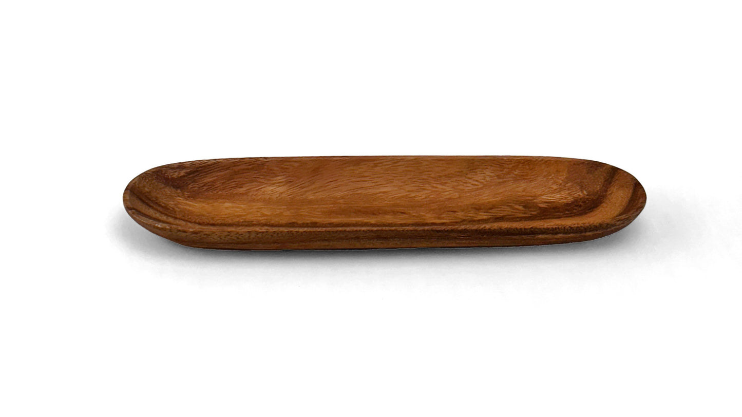 Wooden Oval Plate - Large