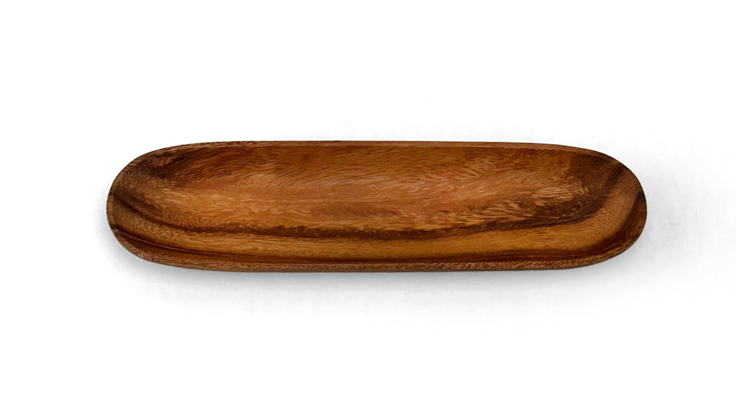 Wooden Oval Plate - Large