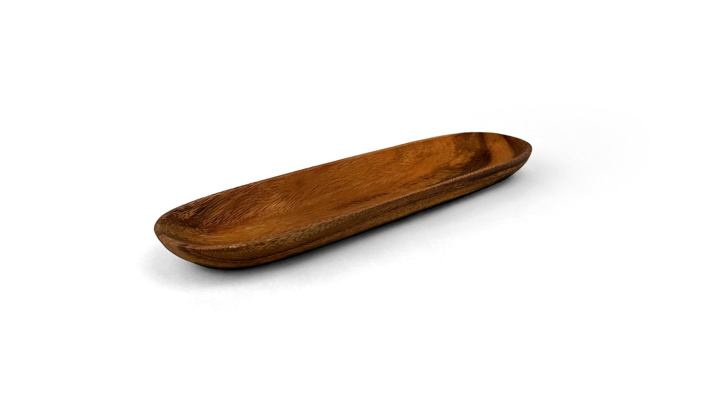 Wooden Oval Plate - Large