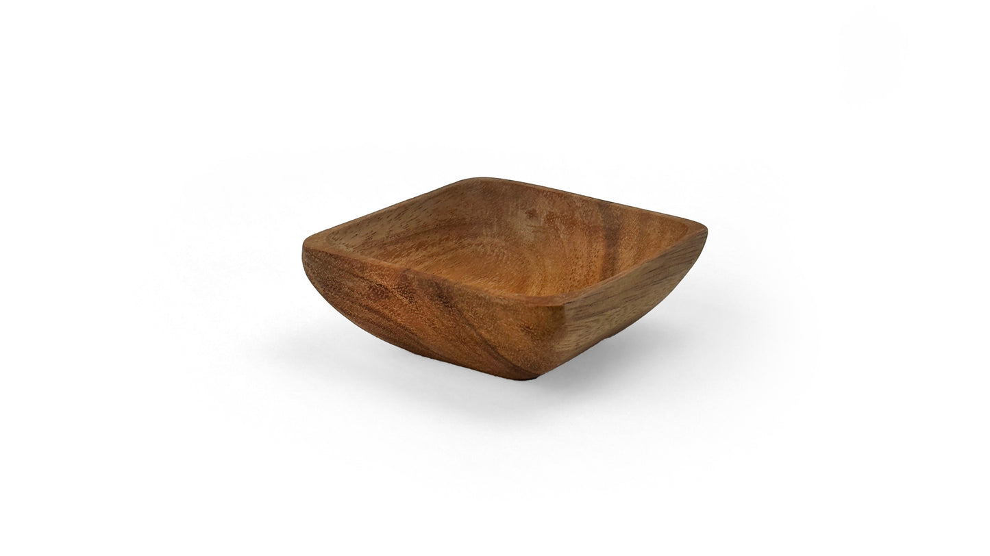 Wooden Square Bowl