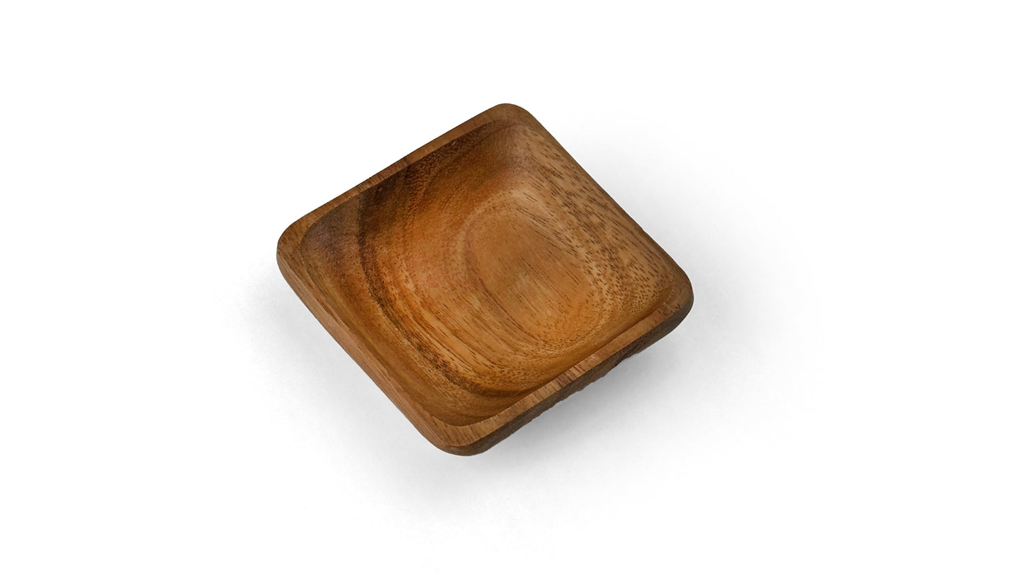 Wooden Square Bowl