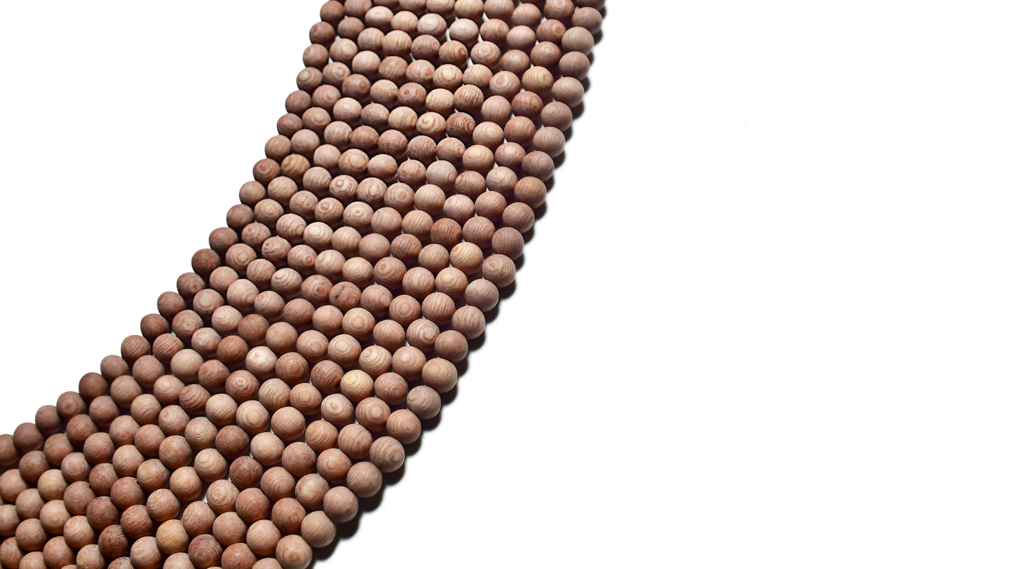 Unpolished - Rosewood Beads – 16″ Strand