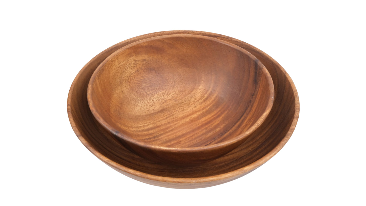 Wooden Wok Bowl